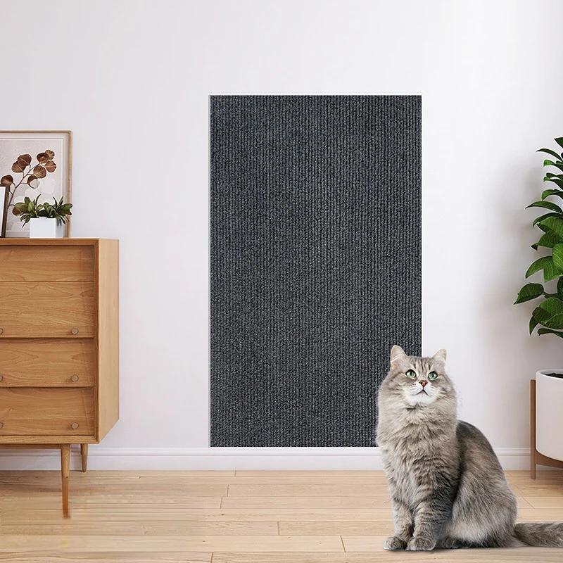 Katzen Kratzpappe, An der Wand montierte Kratzmatte, mehrere Farben, die ausgeschnitten und eingefügt werden können