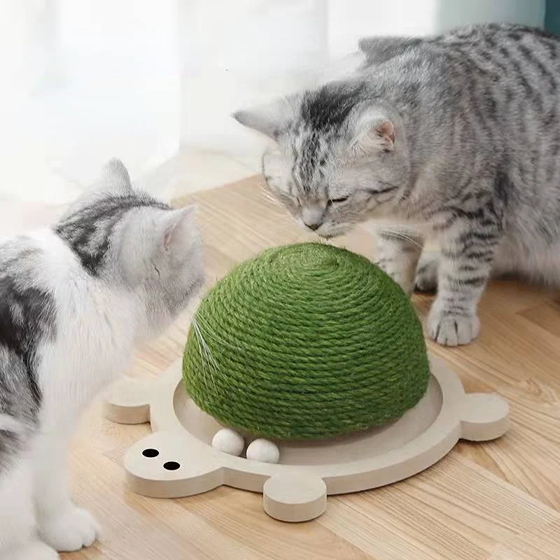Katze Kratzpappe, Hochwertiges mit Sisal Katzenspielzeug, Schildkröte Design, langlebig und robust für Katzenliebhaber