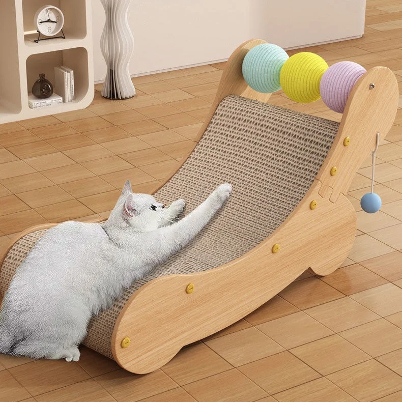 Katzenkratzmöbel, Katzenkratzbrett Liegen-Design für Spiel und Ruhe, Atmungsaktiv, stabilen Halt