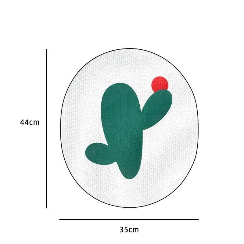 Kratzpappe für Katzen mit Kaktus-Muster, Minimalistisches Design, Hochdichte Materialien, Stabil und Langlebig