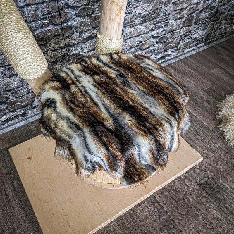Naturkratzbaum C0008 Kratzbaum Natur Holz Design 119 cm hoch Katzenbaum