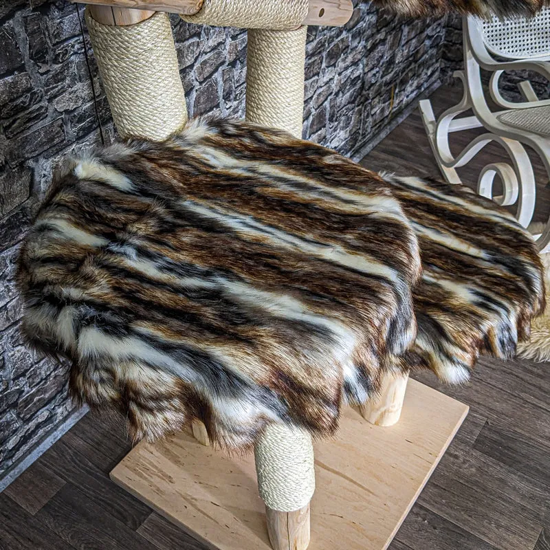 Naturkratzbaum C0006 Kratzbaum Natur Holz Design 145 cm hoch Katzenbaum