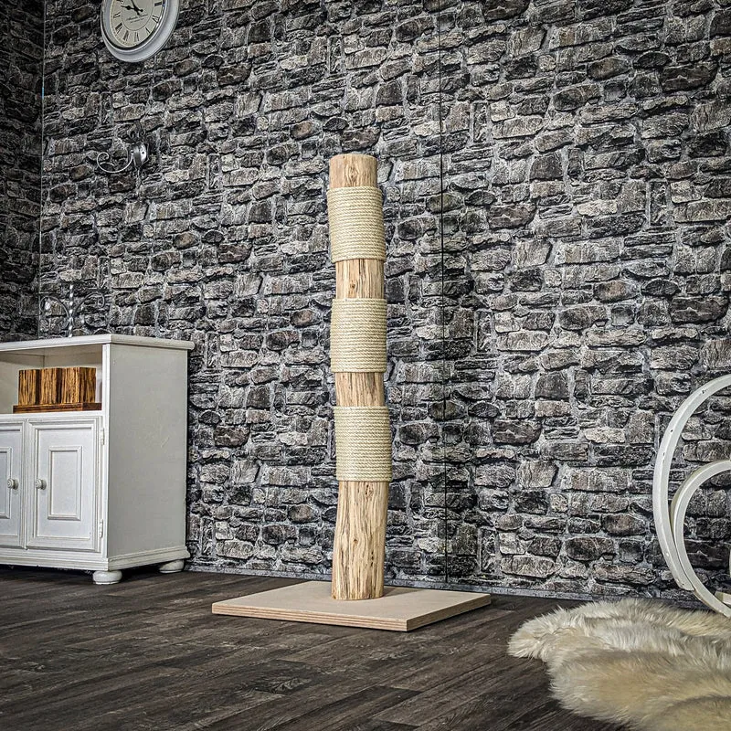 Kratzstamm 3994 Natur Holz Design Kratzbaum 120 cm hoch Naturkratzbaum