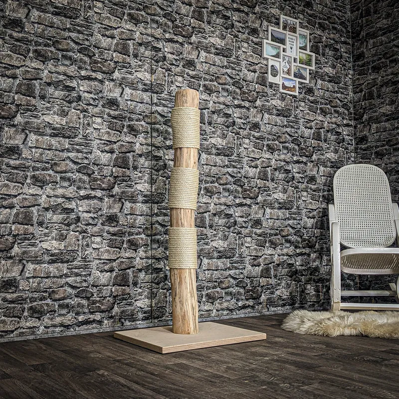 Kratzstamm 3994 Natur Holz Design Kratzbaum 120 cm hoch Naturkratzbaum