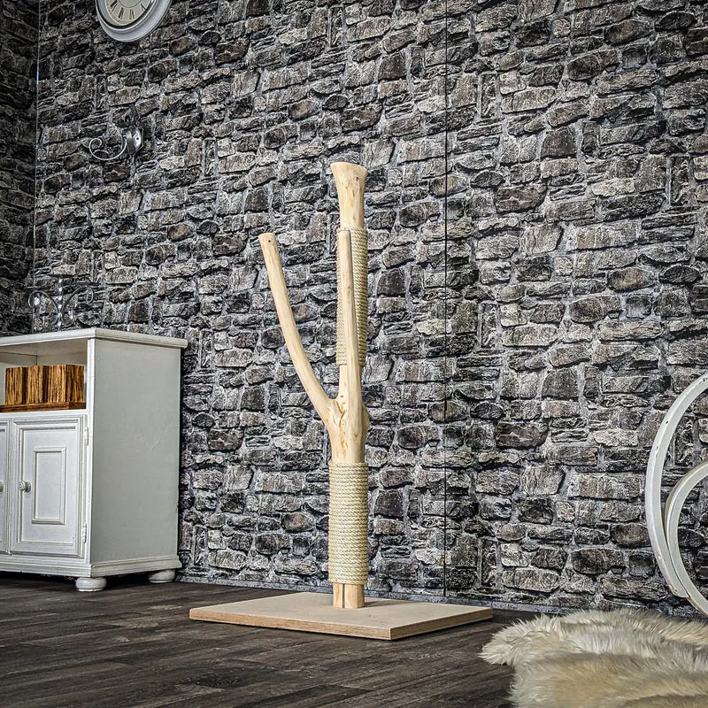 Kratzstamm 3989 Natur Holz Design Kratzbaum 115 cm hoch Naturkratzbaum