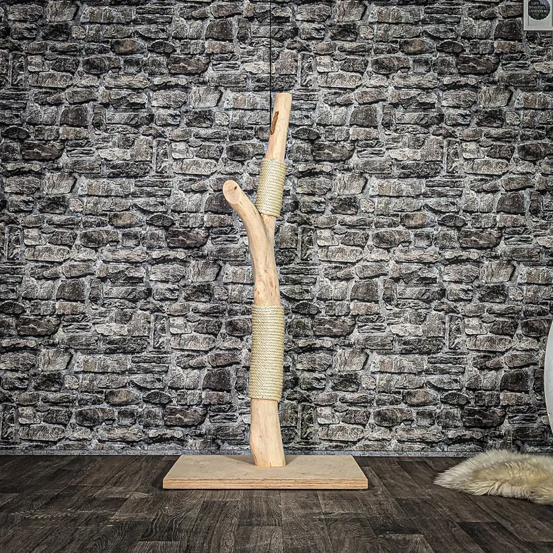 Kratzstamm 3987 Natur Holz Design Kratzbaum 120 cm hoch Naturkratzbaum