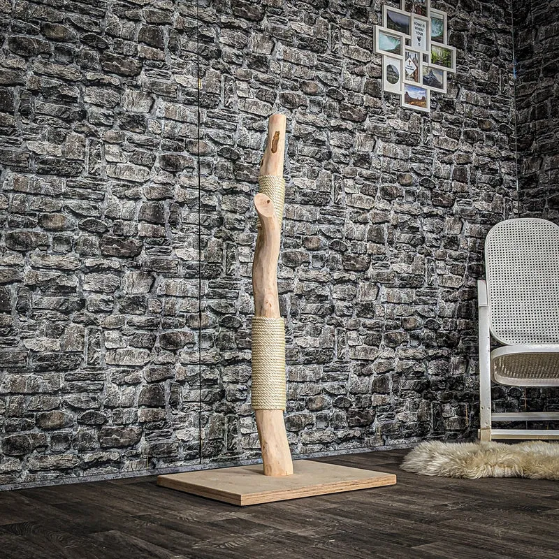 Kratzstamm 3987 Natur Holz Design Kratzbaum 120 cm hoch Naturkratzbaum