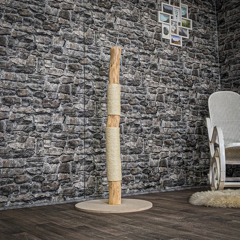 Kratzstamm 4028 Natur Holz Design Kratzbaum 119 cm hoch Naturkratzbaum