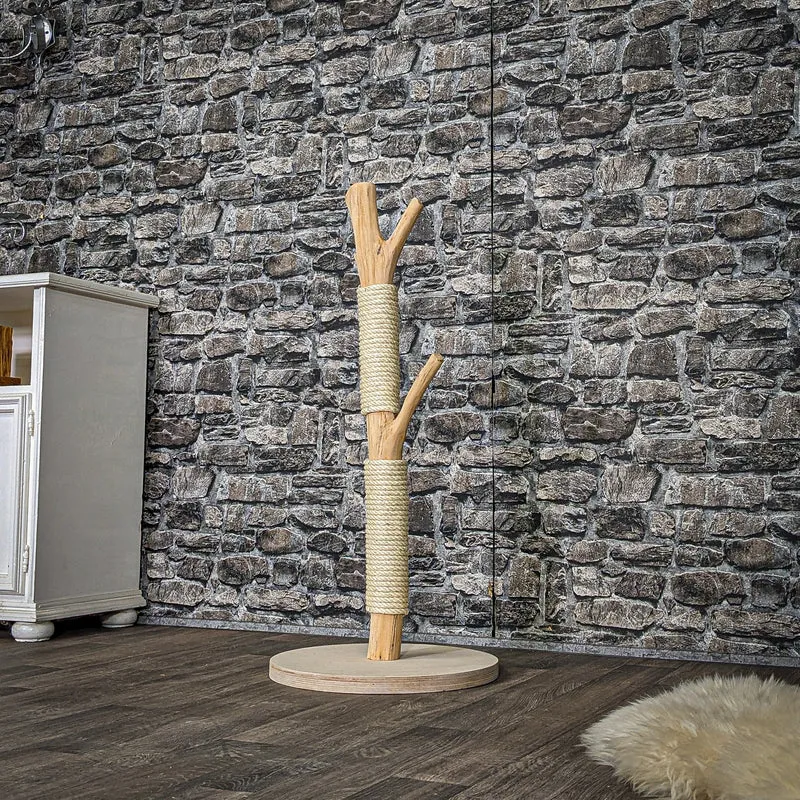 Kratzstamm 4027 Natur Holz Design Kratzbaum 90 cm hoch Naturkratzbaum