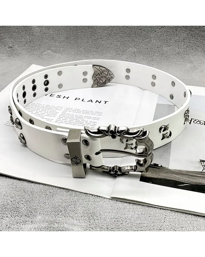 Studded Hip-Hop Punk Belt