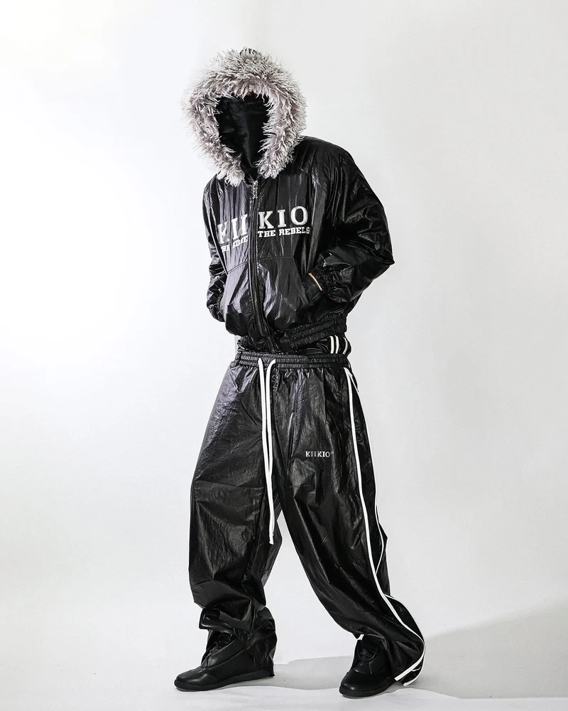 KIIKIO Gloss Double-Waist Pants