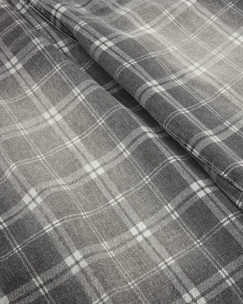 Retro Plaid Wide-Leg Casual Pants