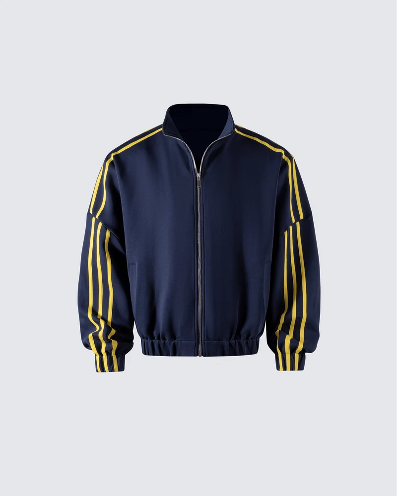 Contrast Stripe Track Jacket