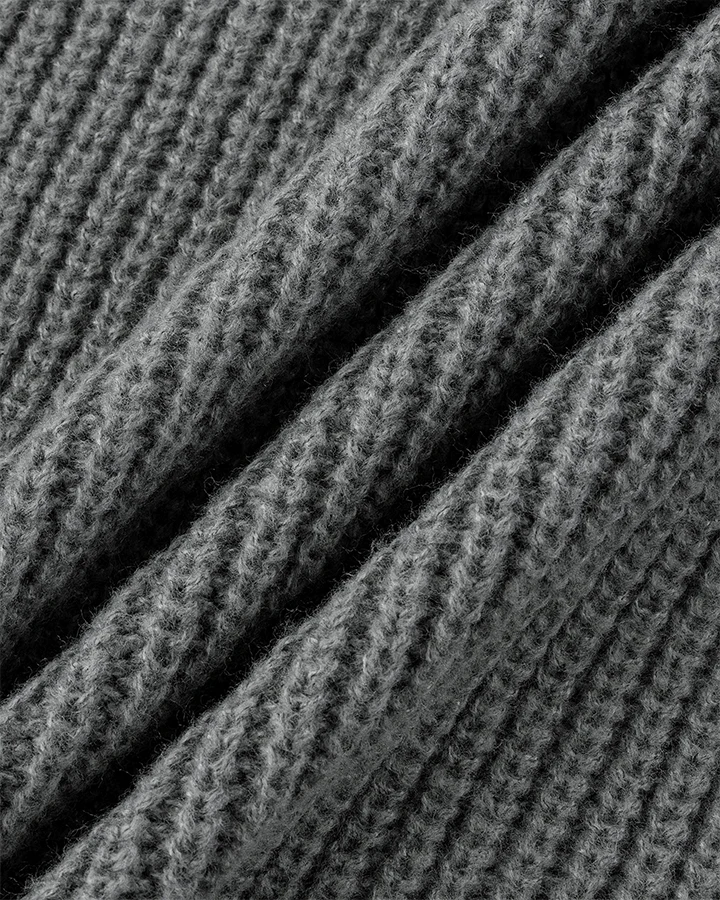 Distressed Knit Open-Front Cardigan