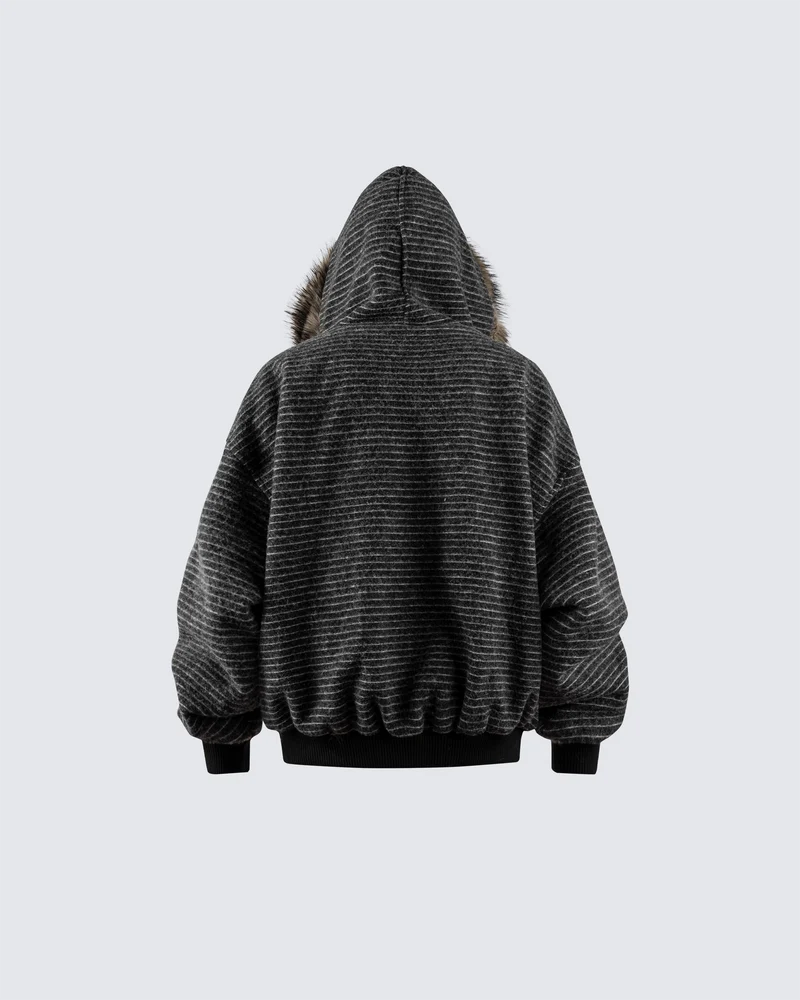 Cotton Blend + Faux Fur Lining