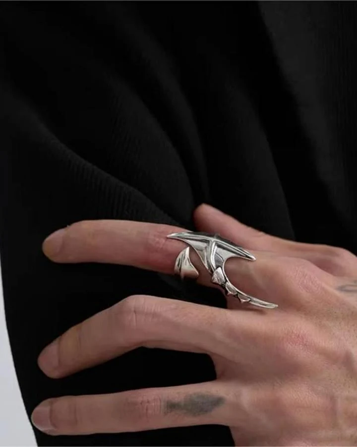 New Abstract Irregular Creative Ring