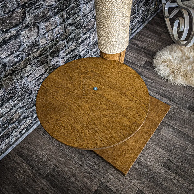RESERVIERT - Outdoor Naturkratzbaum 4007 Kratzbaum Natur Holz Design 165 cm hoch Katzenbaum