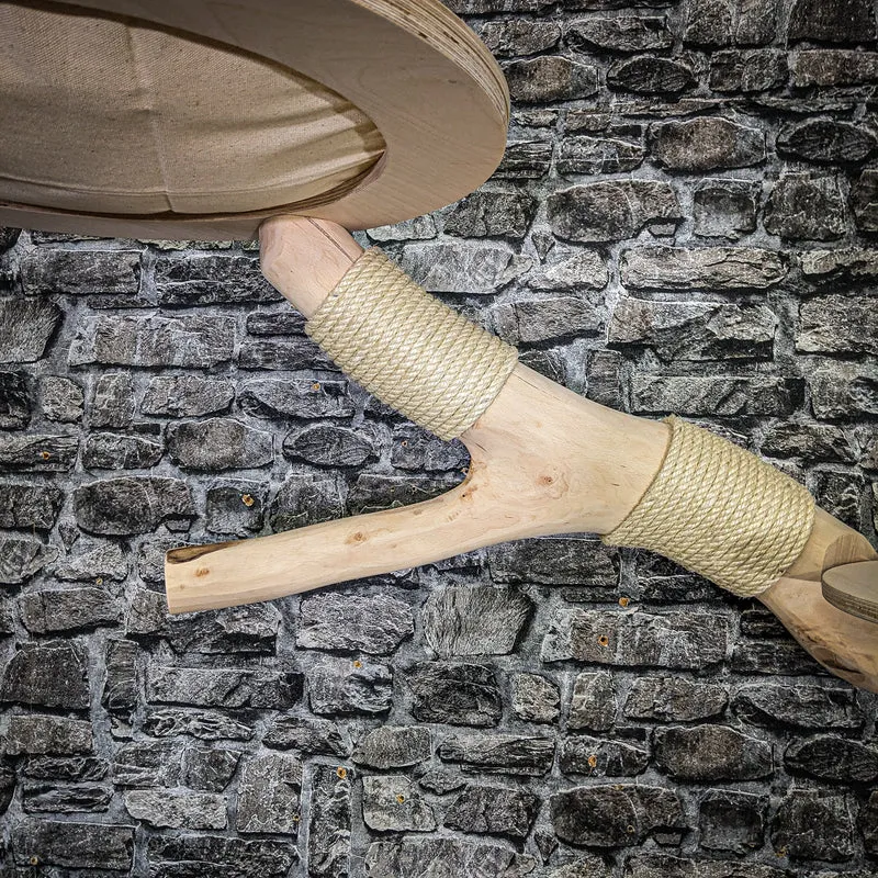 Wandkratzbaum 4023 Naturkratzbaum 220 cm lang Kratzbaum Natur Holz Design