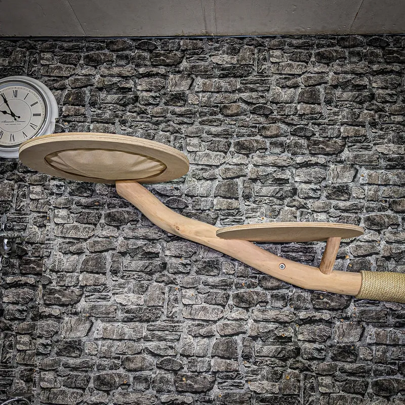 Wandkratzbaum 4024 Naturkratzbaum 250 cm lang Kratzbaum Natur Holz Design