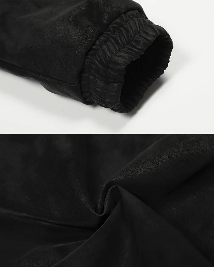 American Retro Fur-Collar Fleece-Lined Cotton Jacket