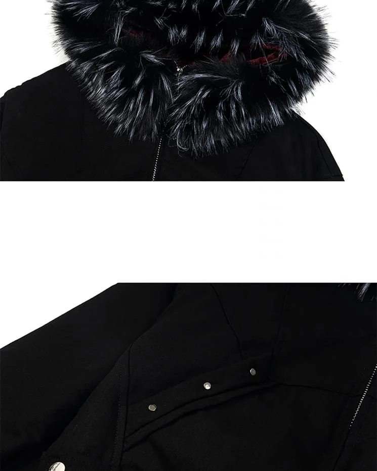 Faux Fur-Lined Hooded Coats