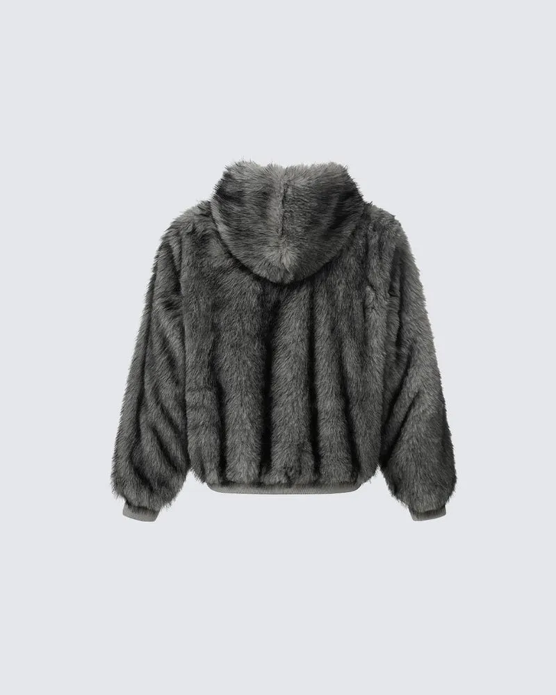 American High-Street Reversible Fleece Flight Jacket