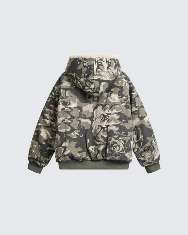 Camouflage Fleece-Lined Double-Belt Set