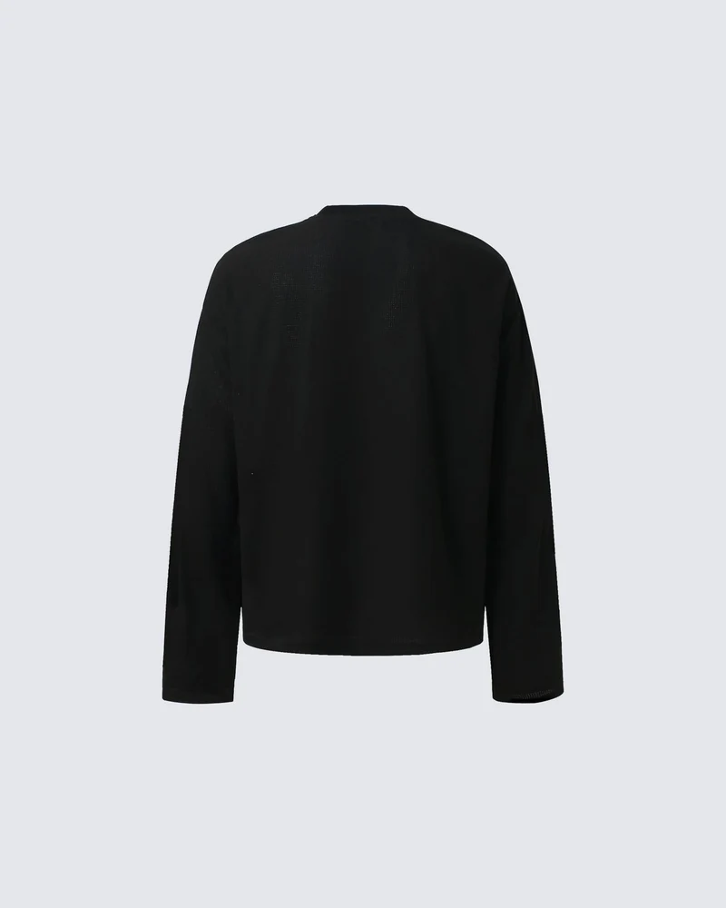 Cat Graphic Long Sleeve T-shirt
