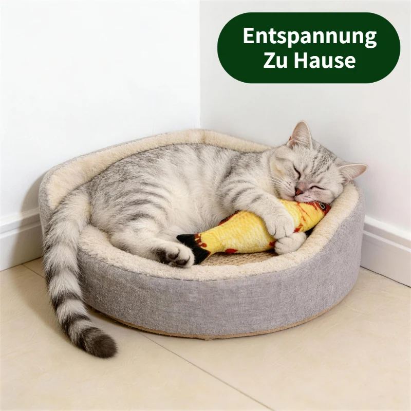 Kuscheltier Katze Simulationsfisch, Katzenminze, Fisch, Kauen, Gesellschaft und Linderung von Langeweile