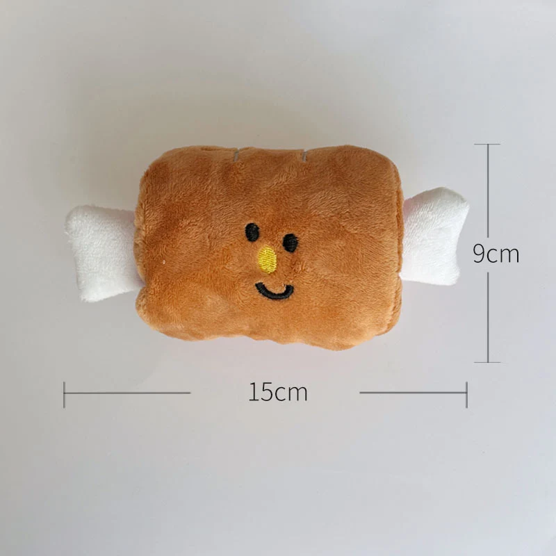 Katze Kuscheltier, Plüsch Nachmittagskaffee Spielzeug mit Knisterpapier, Essen Verstecken Spielzeug, Interaktiv (1 Stück)