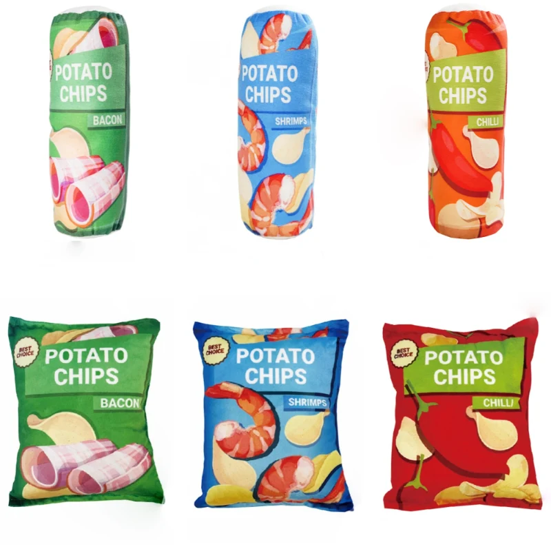 Katze Plüschtier Simulation Papier Sound Kartoffelchips, Kaupads lassen Katzen friedlich schlafen (1 Stück)