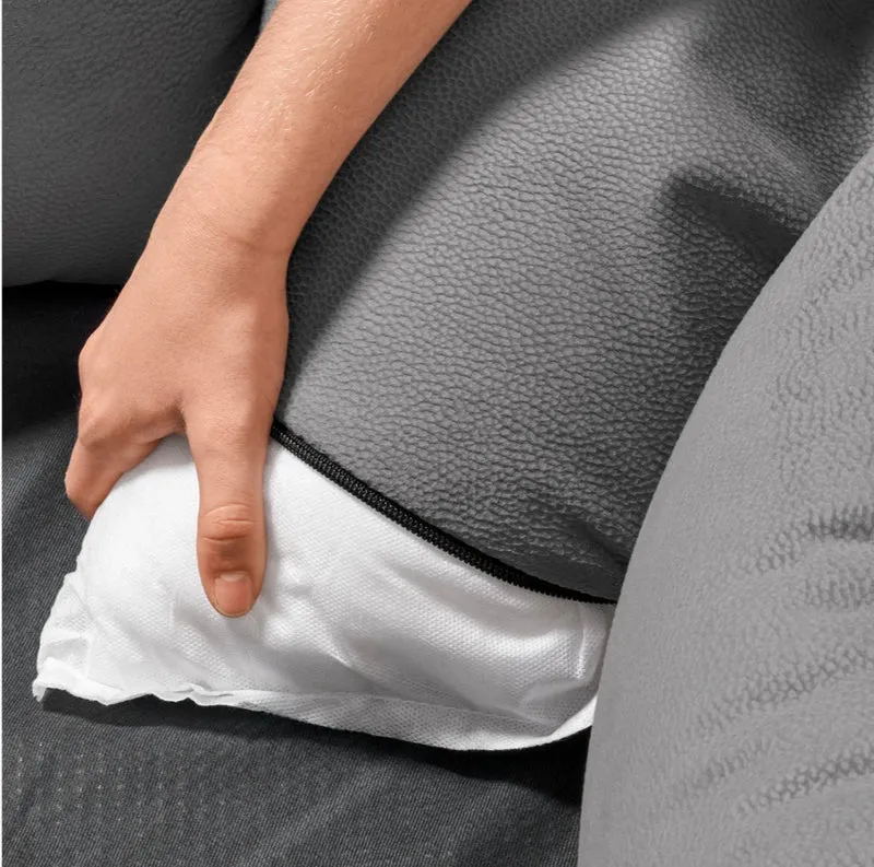 Sofa Ortho Sechseck Merida Polyester anthrazit