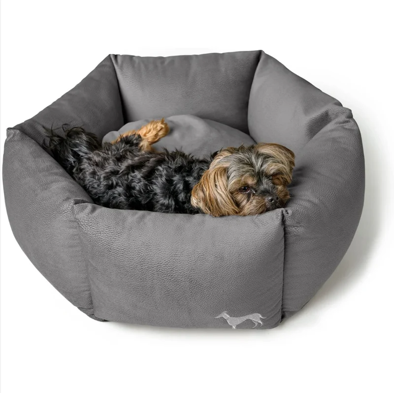 Sofa Ortho Sechseck Merida Polyester anthrazit