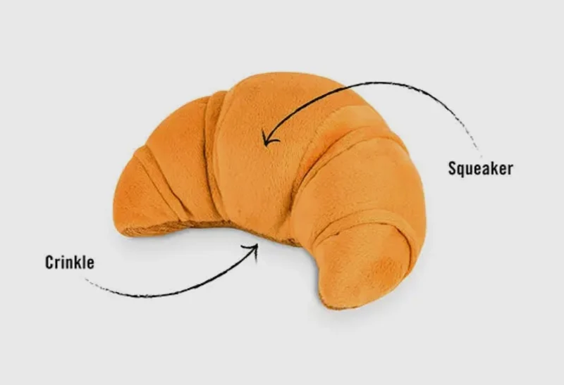 Hundespielzeug Croissant