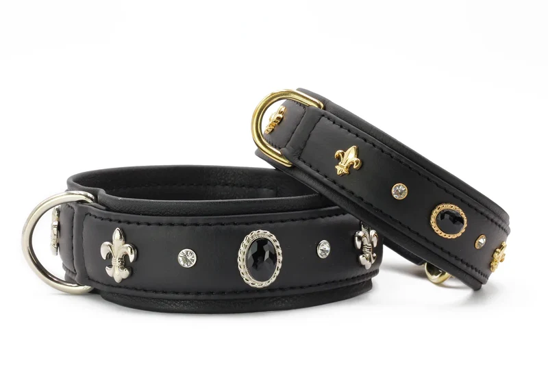 Halsband Dark Diamond - Schwarz/Goldfarben