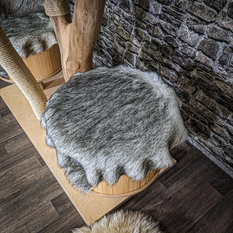 Naturkratzbaum 3957 Kratzbaum Natur Holz Design 210 cm hoch Katzenbaum