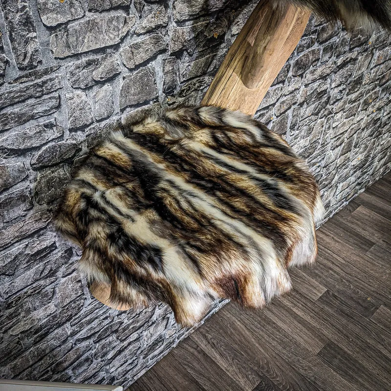 RESERVIERT - Wandkratzbaum 3940 Naturkratzbaum 205 cm lang Kratzbaum Natur Holz Design