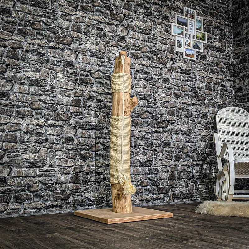 Kratzstamm 3935 Natur Holz Design Kratzbaum 120 cm hoch Naturkratzbaum