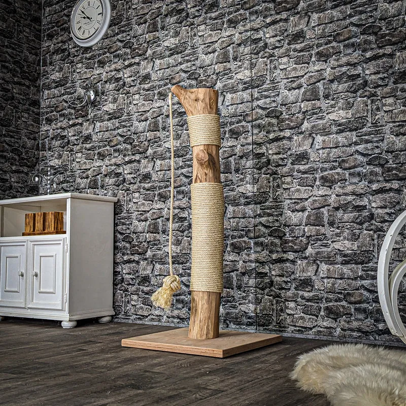 Kratzstamm 3935 Natur Holz Design Kratzbaum 120 cm hoch Naturkratzbaum