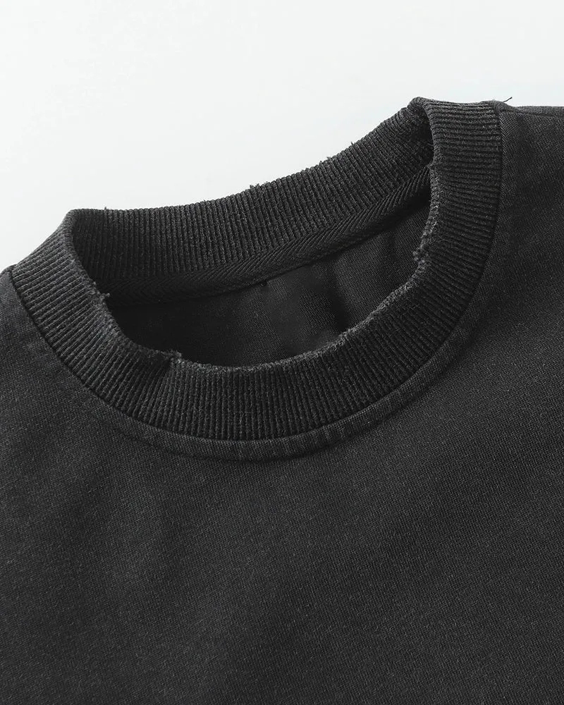 Inked Rebel Layered Tee – Street Art Meets Urban Warfare