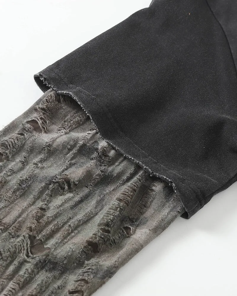 Inked Rebel Layered Tee – Street Art Meets Urban Warfare