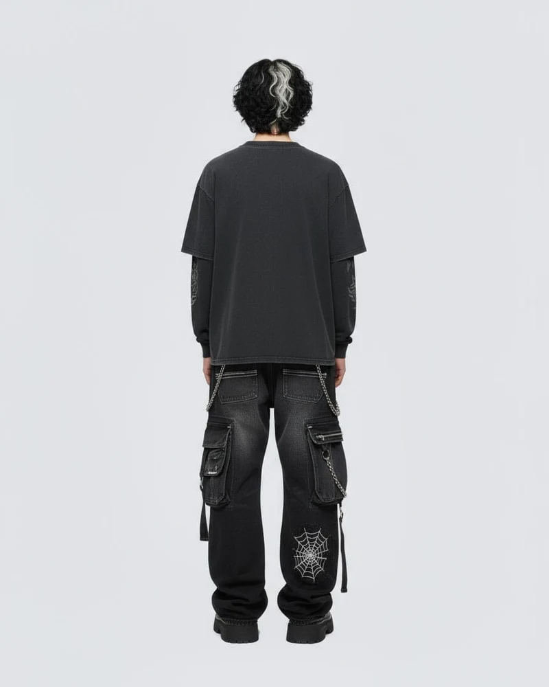Graphic Oversized Long Sleeve T-shirt