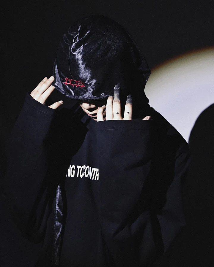Classic Black Silky Durag with Long Tails
