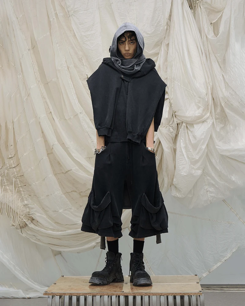 Detachable Flap Utility Sweatpants