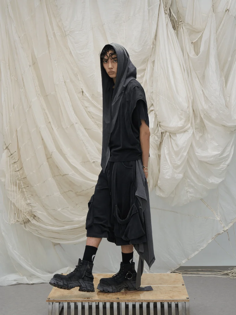 Detachable Flap Utility Sweatpants