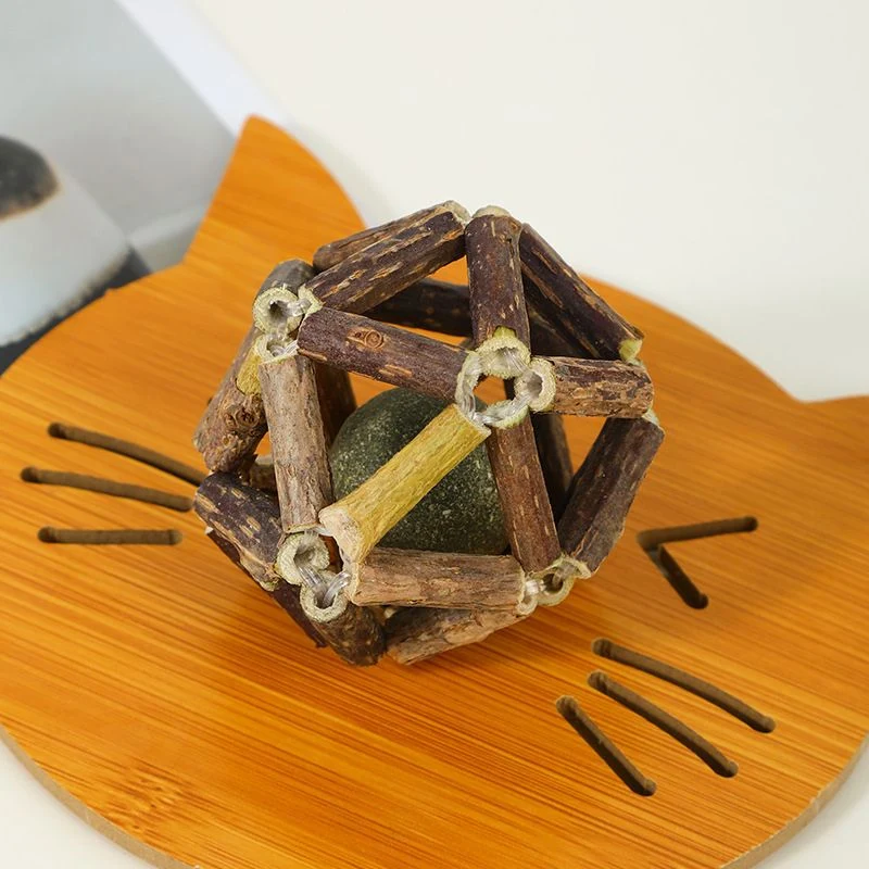 Katzen Spielzeug, Katzenminze Ball, Interaktiver Ballspielzeug für Katzen zur Vermeidung von Langeweile, Durchmesser 7,5 cm