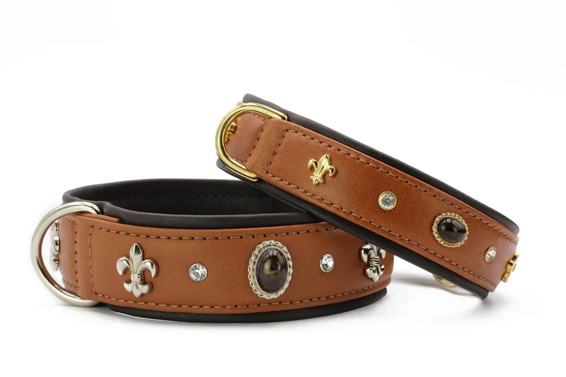 Halsband Dark Diamond - Cognac