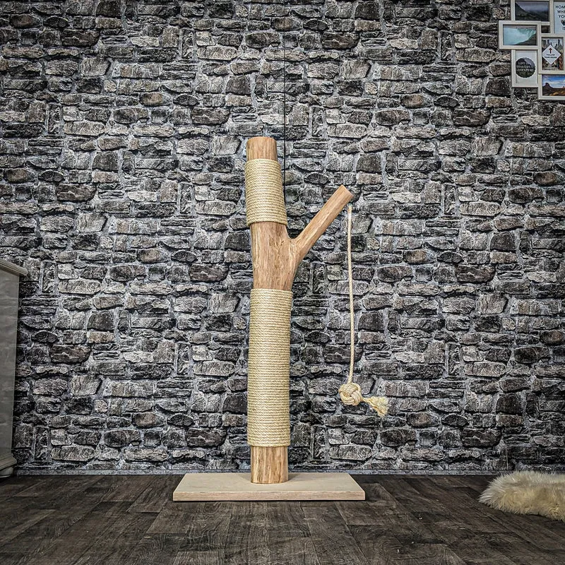 Kratzstamm 3934 Natur Holz Design Kratzbaum 120 cm hoch Naturkratzbaum