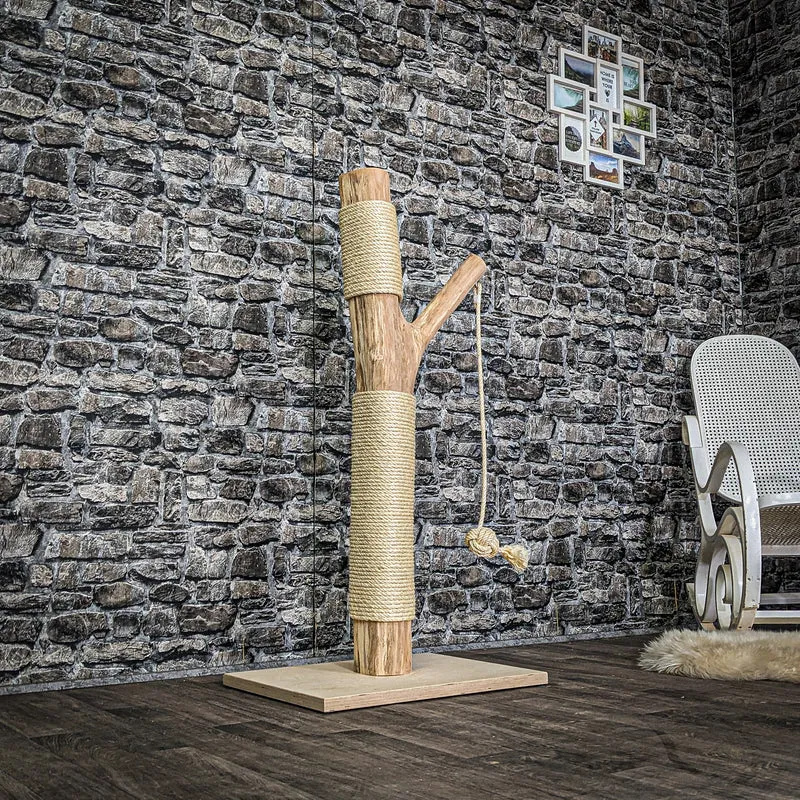 Kratzstamm 3934 Natur Holz Design Kratzbaum 120 cm hoch Naturkratzbaum
