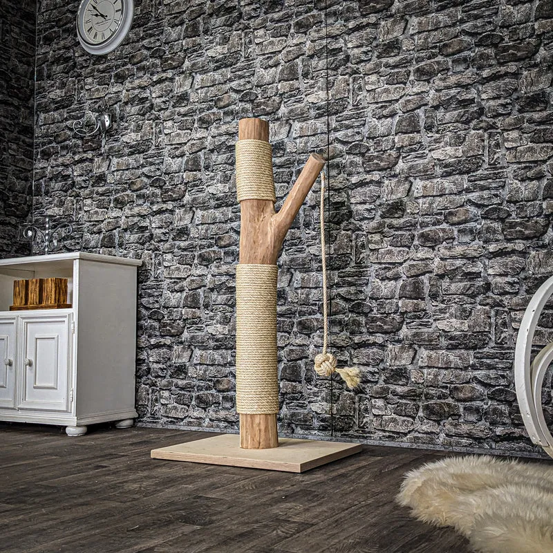 Kratzstamm 3934 Natur Holz Design Kratzbaum 120 cm hoch Naturkratzbaum